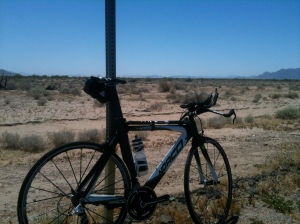 Lots of flat dessert roads for TT training in AZ.